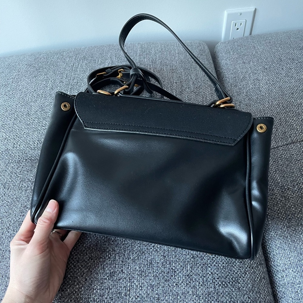 Faux suede mini bag - Picture 8 of 12